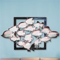Deluxdesigns 98537SX-36 Aquatic Fish Wooden Decorative Wall Art, Multicolor DE1767653